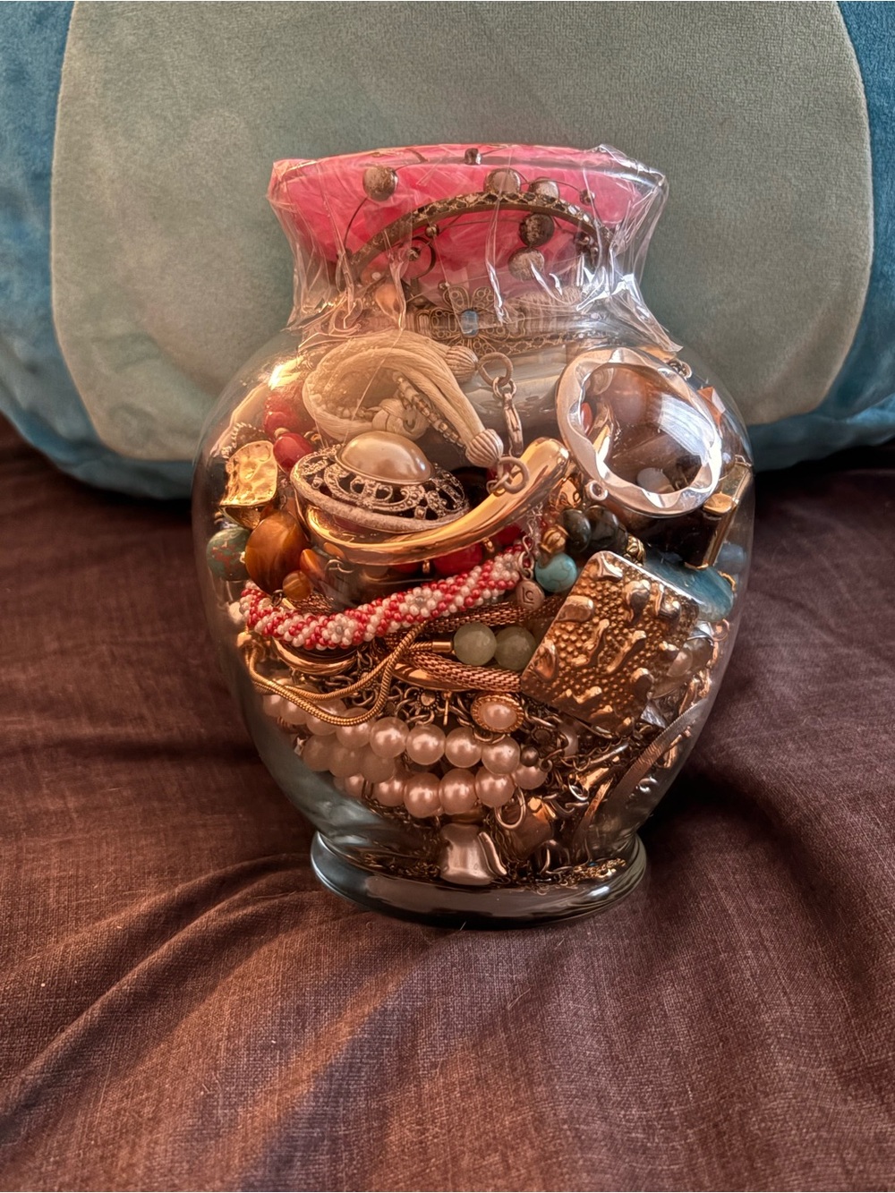 3lb Vintage Jewelry Jar